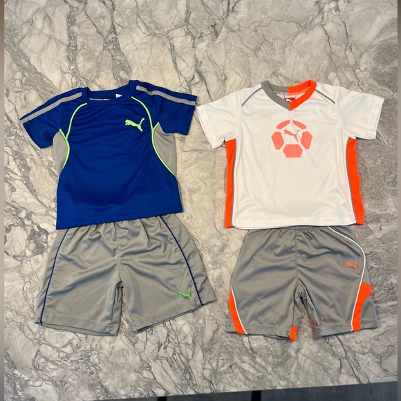 Puma Matching Sets Puma Toddler Soccer Shirt And Shorts Set 24